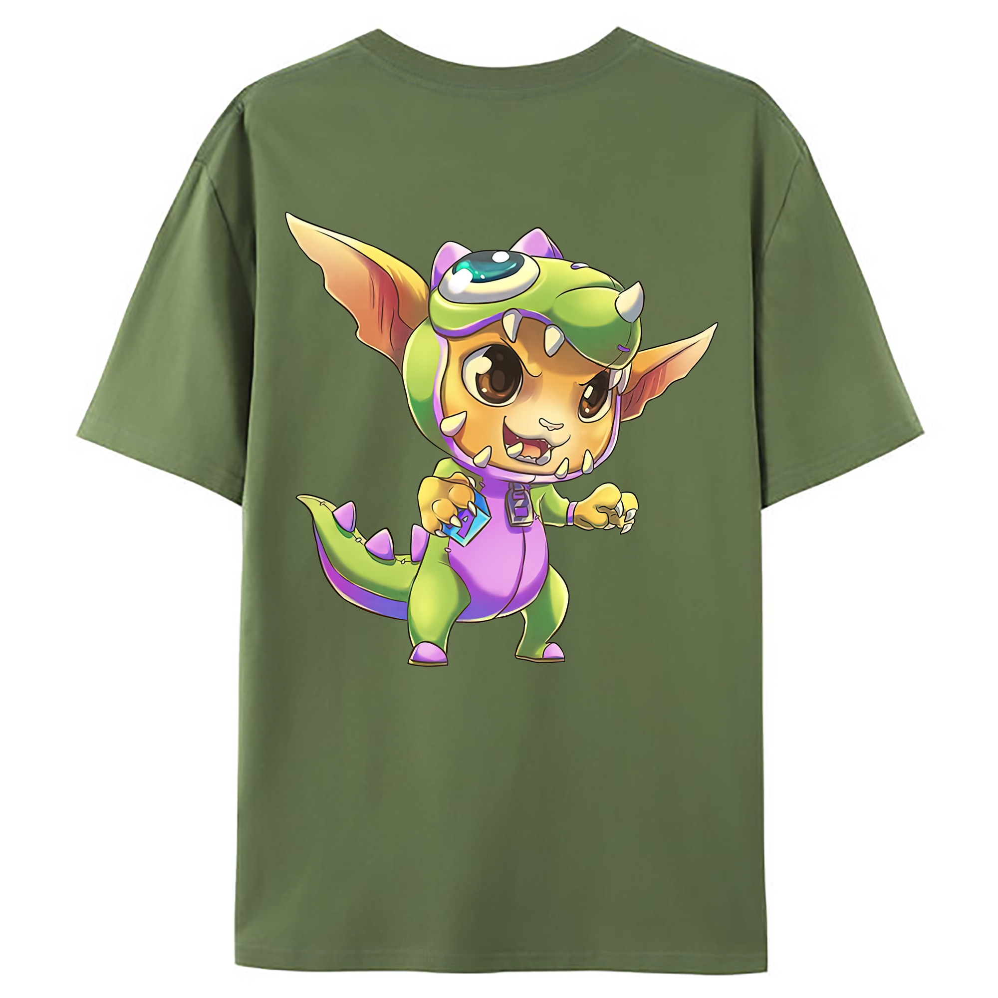 （画像用） リーグ・オブ・レジェンド League of Legends LOL 綿100％ メンズ半袖Tシャツ（バックプリント） 通気性